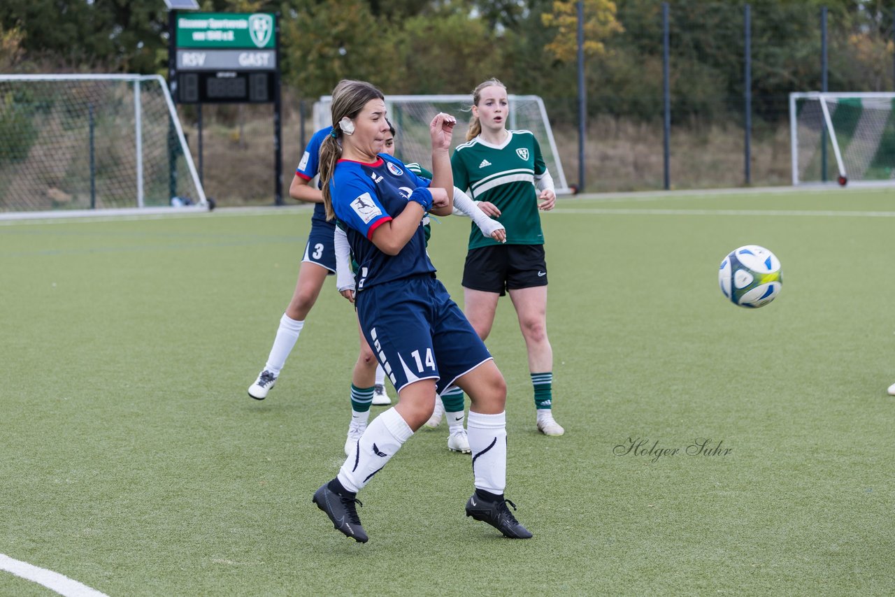 Bild 401 - wU19 Rissener SV - VfL Pinneberg : Ergebnis: 9:1